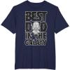 imageStar Wars Best Dad in the Galaxy Darth Vader TShirtNavy Blue