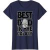 imageStar Wars Best Dad in the Galaxy Darth Vader TShirtNavy Blue