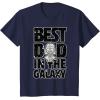 imageStar Wars Best Dad in the Galaxy Darth Vader TShirtNavy Blue