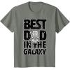 imageStar Wars Best Dad in the Galaxy Darth Vader TShirtOlive Heather