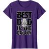 imageStar Wars Best Dad in the Galaxy Darth Vader TShirtPurple