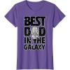 imageStar Wars Best Dad in the Galaxy Darth Vader TShirtPurple Heather