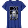 imageStar Wars Best Dad in the Galaxy Darth Vader TShirtRoyal Blue