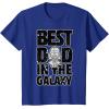 imageStar Wars Best Dad in the Galaxy Darth Vader TShirtRoyal Blue
