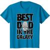 imageStar Wars Best Dad in the Galaxy Darth Vader TShirtSapphire Blue
