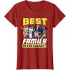 imageStar Wars Best Family in the Galaxy Group Trip Vacation TShirtCranberry Red
