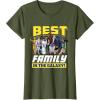 imageStar Wars Best Family in the Galaxy Group Trip Vacation TShirtOlive Green