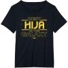 imageStar Wars Best Hija in the Galaxy Family Trip Spanish TShirtBlack