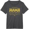 imageStar Wars Best Mam in the Galaxy Birthday Da de la Madre TShirtDark Heather Grey
