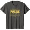 imageStar Wars Best Padre in the Galaxy Birthday Da del Padre TShirtAsphalt Grey
