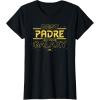 imageStar Wars Best Padre in the Galaxy Birthday Da del Padre TShirtBlack