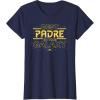 imageStar Wars Best Padre in the Galaxy Birthday Da del Padre TShirtNavy Blue