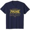 imageStar Wars Best Padre in the Galaxy Birthday Da del Padre TShirtNavy Blue
