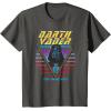 imageStar Wars Darth Vader The Dark Side Retro TShirtAsphalt Grey