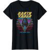 imageStar Wars Darth Vader The Dark Side Retro TShirtBlack