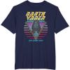imageStar Wars Darth Vader The Dark Side Retro TShirtNavy Blue