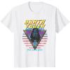 imageStar Wars Darth Vader The Dark Side Retro TShirtWhite