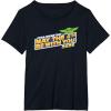 imageStar Wars Day May the 4th Be With You 2025 Grogu Logo TShirtBlack