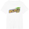 imageStar Wars Day May the 4th Be With You 2025 Grogu Logo TShirtWhite