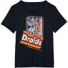imageStar Wars Droids The Adventures of R2D2 ampamp C3PO Vintage TShirtBlack