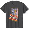 imageStar Wars Droids The Adventures of R2D2 ampamp C3PO Vintage TShirtDark Heather Grey