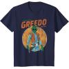 imageStar Wars Greedo Shot First Retro TShirt TShirtNavy Blue