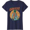imageStar Wars Greedo Shot First Retro TShirt TShirtNavy Blue