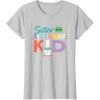 imageStar Wars Grogu Mandalorian Toon Sister of the Birthday Kid TShirtSilver Grey