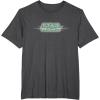 imageStar Wars Iconic Retro Vintage Big Chest Logo TShirtDark Heather Grey