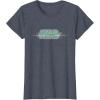 imageStar Wars Iconic Retro Vintage Big Chest Logo TShirtHeather Blue