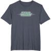 imageStar Wars Iconic Retro Vintage Big Chest Logo TShirtHeather Blue