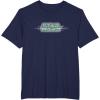 imageStar Wars Iconic Retro Vintage Big Chest Logo TShirtNavy Blue