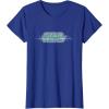 imageStar Wars Iconic Retro Vintage Big Chest Logo TShirtRoyal Blue