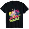 imageStar Wars Luke Skywalker vs Darth Vader Duel Retro 1980 Vibe TShirtBlack