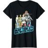 imageStar Wars May The Fourth Group Shot Retro Poster TShirtBlack