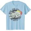imageStar Wars Millennium Falcon Retro May The 4th Be With You TShirtBaby Blue