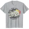 imageStar Wars Millennium Falcon Retro May The 4th Be With You TShirtHeather Grey