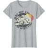 imageStar Wars Millennium Falcon Retro May The 4th Be With You TShirtHeather Grey