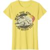 imageStar Wars Millennium Falcon Retro May The 4th Be With You TShirtLemon Yellow
