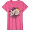 imageStar Wars Millennium Falcon Retro May The 4th Be With You TShirtPink Heather