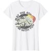 imageStar Wars Millennium Falcon Retro May The 4th Be With You TShirtWhite