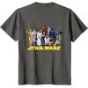 imageStar Wars Original Trilogy Character Group Matching 2Sided TShirtAsphalt Grey
