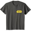 imageStar Wars Original Trilogy Character Group Matching 2Sided TShirtAsphalt Grey