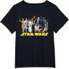 imageStar Wars Original Trilogy Character Group Matching 2Sided TShirtBlack