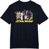 imageStar Wars Original Trilogy Character Group Matching 2Sided TShirtBlack