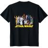imageStar Wars Original Trilogy Character Group Matching 2Sided TShirtBlack