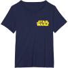 imageStar Wars Original Trilogy Character Group Matching 2Sided TShirtNavy Blue