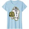 imageStar Wars R2D2 May The 4th Be With You Sticker TShirtBaby Blue
