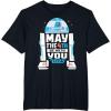 imageStar Wars R2D2 May the 4th Be With You 2025 Star Wars Day TShirtBlack