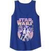 imageStar Wars Retro Gradient Group Poster Tank TopRoyal Blue
